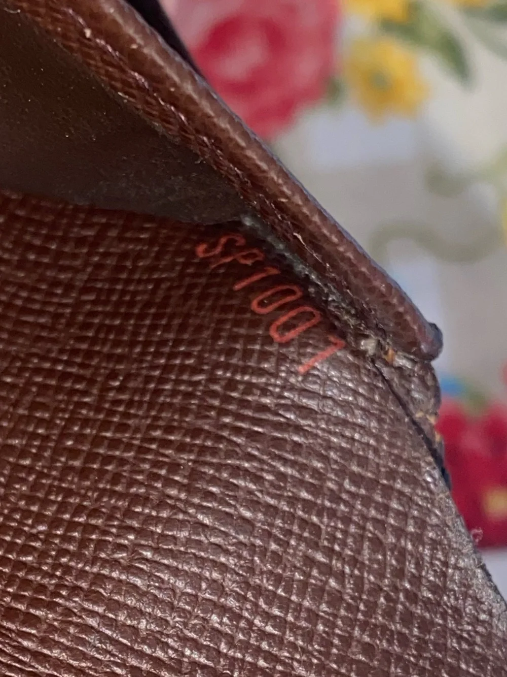 Vintage Louis Vuitton Ebene Etui Papier Wallet